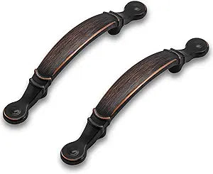 HESTIA HARDWARE 10 Pack | 3 inch Kitchen Cabinet Handles Oil Rubbed Bronze | Vintage Bronze Cabinet Pulls and Handle for Drawer Dresser | Farmhouse Oil Rubbed Bronze Cabinet Pulls(Z10.10.O)