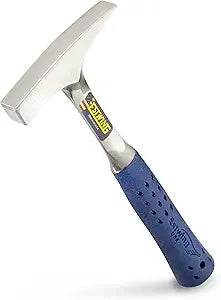 ESTWING Tinner's Hammer - 18 oz USA Made Sheet Metal Hammer with Forged Steel Construction & Shock Reduction Grip - T3-18