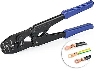 iCrimp IWS-8200A Battery Lugs and Open Barrel Connectors Crimping Tools works with Wire AWG 9-2