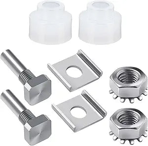 Shower Door Pivot Lnstallation Kit Set with Pin and Bushing for Shower Door Pivot Repair Replacement2 - Piece