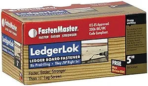 FastenMaster FMLL005-50 LedgerLOK Ledger Board Fastener, 5 Inches, 50-Count