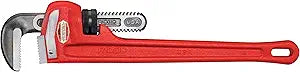 RIDGID 31025 Model 18 Heavy-Duty Straight Pipe Wrench, 18-inch Plumbing Wrench