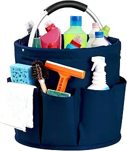 Cleaning Caddy with Handle, for Cleaning Supplies Organizer Bucket