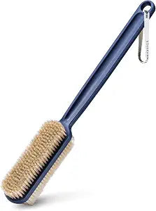 MainBasics Shower Brush Back Scrubber, Dual Sided Body Brush, Long Handle