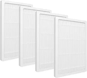 Nispira FAPF02 FAPF024 True HEPA Filter Replacement Compatible with 3M Filtrete FAP02 FAP01-RMS FAP02-RMS Ultra Quiet Air Cleaning Purifiers, 4 Packs