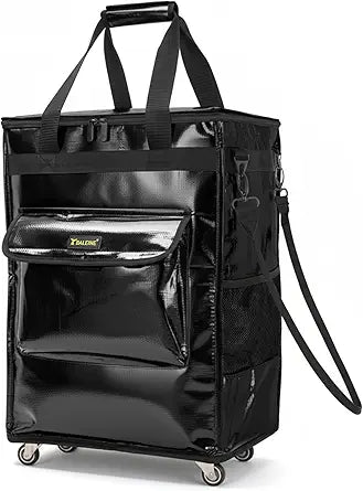 BALEINE Reusable Grocery Bags on Wheels, Rolling Tote Bag, Shopping Trolley, Large Backpack Shopping Carts for Groceries