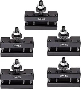 maXpeedingrods 250-201 BXA #1 Quick Change Turning & Facing Lathe Tool Post Holders (Set of 5), for BXA Tool Posts 250-200 or 250-222
