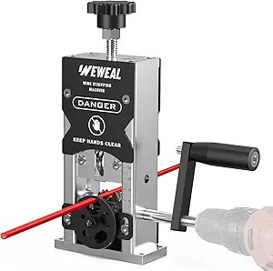Manual Wire Stripping Machine, Hand Crank & Drill Powered Copper Cable Stripper Tool for 0.06'' to 1.18'' Scrap Wire, Heavy Duty Portable Copper Wire Stripper for Wire Recycling