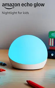 Amazon Echo Glow (newest model), Night light for kids, Works with Alexa
