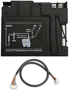 G6R-R3AM Control Module Receiver with Wire Harness Compatible with Maxitrol GV60 & Valve System Element 4, RH Peterson, Empire, Real Fyre, Valor, Gas Fireplace, Replace# R11577, Must Pair w/G6R-H3T5