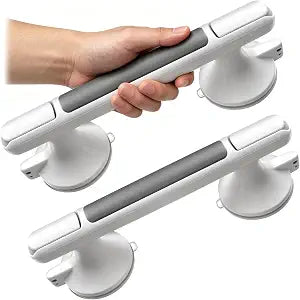 FSA-HSA Eligible Suction Grab Bars for Shower, Shower Handles for Elderly