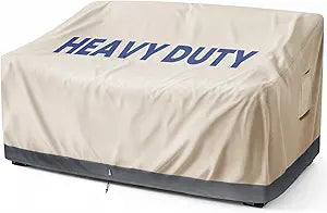 Extra Heavy Duty Outdoor Couch Cover Waterproof, Extra Large 3-Seater Patio Sofa Cover, Lawn Patio Furniture Covers with Air Vent, 93"W x 40"D x 35"H