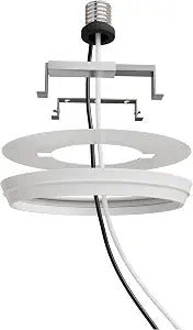 OHLECTRIC Recessed Can Light Conversion Kit to Pendant Lights Medium Base Converter Compatible with 4-6 Recessed Can Lights Ideal for Kitchens, Bedrooms, Offices, and Damp Locations