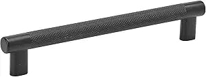 Amerock | Kitchen Cabinet Pull | Black Bronze | 8 in (203 mm) Center-to-Center | Bronx | 1 Pack | Furniture Hardware | Cabinet Handle | Bathroom Drawer Pull