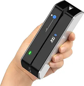 X6 Bluetooth Card Reader Writer USB 3 Tracks Swipe Encoder