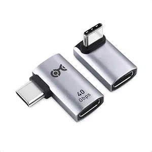 Cable Matters Combo-Pack 40Gbps Right Angle USB C Adapter Kit