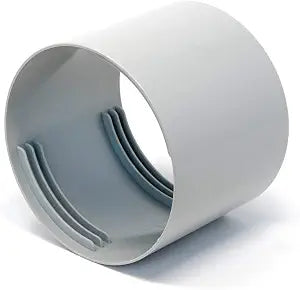 Kraftex 5.9 Inch Portable AC Hose Connector Air Conditioner Hose Coupler for Exhaust Hose Extension Compatible with LG and Other Portable AC Units, 5.9" White