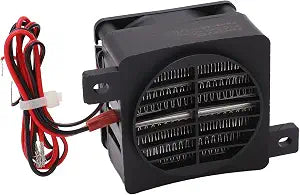 Tyenaza PTC Car Air Heater, 80W 24V PTC Car Fan Heater 30S Fast Constant Temperature Heating Element Heaters Portable PTC Heating Fan for Small Space