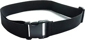 MELOTOUGH Tool Web Work Belt Buckle 2" inch Wide belt Black Simple Style for Woodworkers and Contractors (one size fits all)