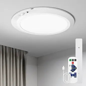 Homelist 12000mAh Rechargeable Magnetic Ceiling Light with Remote