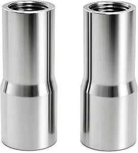 Chimney Brush Rod Reducer, 1/4 NPT to 3/8 Inch NPT Adapter, 2 Pack