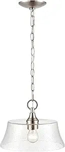 ML Lighting Caily 1-Light Pendant Light Brushed Nickel