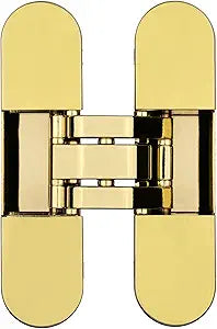 OTLAV INVISACTA IN300-3D Adjustable Concealed Hinge and Caps. (Polished Gold)