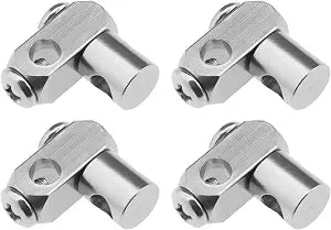 Create idea 4PCS Basin Sink Pop Up Waste Rod Link Chrome Connector Brass Spare Linkage for Rods Up to 5mm Diameter Bathroom Sink Replacement Parts