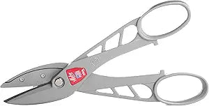 Malco Andy Snips Classic, 24 Guage cutting Capacity, Easy Sharpen and Replaceable Blades, Sheet Metal Snips, Tin Snip, Tinners, Made in USA (Pattern, 12 Inch)