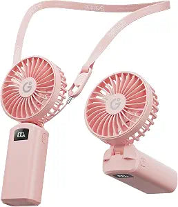 Gaiatop Portable Handheld Fan Foldable, USB Rechargeable Small Hand Fan