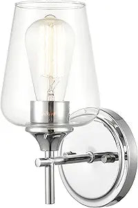 Millennium Lighting 10" 1 Light Modern Metal Wall Sconce in Chrome