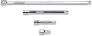 GEARWRENCH 4 Pc. 3/8" Drive Extension Set, 1-1/2", 3", 6" & 12" - 81200D