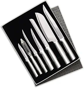 Rada Cutlery The Starter Gift Set (S38), 7-piece Knife Set, Stainless Steel Blades, Silver Handle