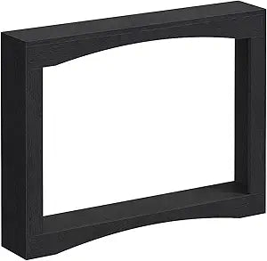 YATINEY Narrow Console Table, 5.9'' Thin Entryway Table, Behind Couch Table for Small Spaces, Small Farmhouse Hallway Table, for Living Room, Hallway, Foyer, Black CT19BK