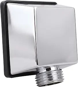 Square Wall Elbow for Hand Held Shower, Compatible with Delta Faucet 50570-PR Universal Showering Components Wall Elbow, Chrome
