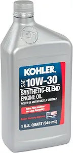 Kohler 25 357 05-S Case of 12 Quarts SAE 10W-30 Oil