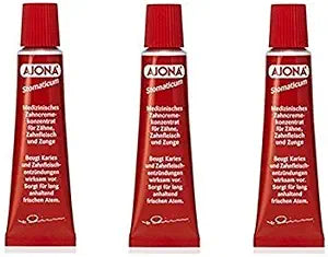 Ajona Stomatikum Toothpaste 25ml (Pack of 3)