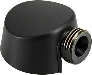 A725WR Matte Black Handheld Shower Connector Drop Ell 1/2-Inch IPS Wall Mount Replacement Part, Corrosion-Resistant,Seal Leak-Proof & Easy DIY Installation for Home Bathroom Upgrade
