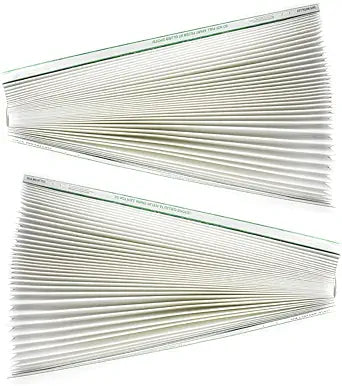 HQRP 2-Pack Whole House Air Purifier Filter compatible with Aprilaire Space Gard 2200 2250 Part #201, Replacement for Lennox PMAC-20C Part #X0445