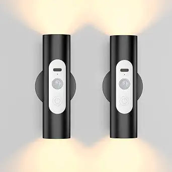 WOBSION Rechargeable Motion Sensor Wall Lights Indoor with Remote Control
