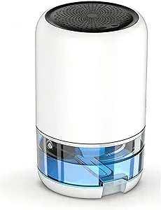 Dehumidifier for Bathroom Closet Laundry and Bedroom, Portable Quiet Moisture Absorber with Automatic Shut-Off, Small Space Dehumidifier for Reducing Damp Air Sensation and Everyday Condensation