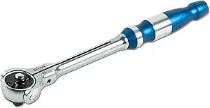 Titan 12168 3/8-Inch Drive x 10-Inch 90-Tooth Swivel Head Ratchet