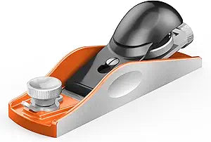JORGENSEN NO.60-1/2 6-1/4" Wood Planer, Hand Planer for Woodworking, Low Angle Block Plane, Small Hand Plane for Trimming, Wood Planing, Craft - Professional Ductile Iron Body, Adjustable Mouth