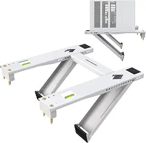 Dual Arm Window Air Conditioner Support Bracket Heavy Duty to 200lbs