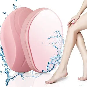 Crystal Hair Eraser for Women Men, Magic Crystal Hair Remover with Nano Glass Technology, Reusable Painless Hair Removal Tool, Exfoliating Hair Removal Stone for Legs, Arms, Back, Body (Pink)