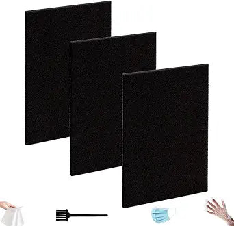 3000 Activated Carbon Pre-Filter Replacement Sets, 3-Pack - Compatible with AD3000, AD3000M, AD3000Pro, AD3500, AD3500i Models, Adsorbs Odors and Captures Dust & Pet Hair