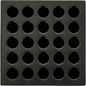 Ebbe E4407 Square Shower Drain Grate, Oil Rubbed Bronze
