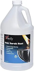 Firefly Fuel Tiki Torch Lamp Oil Γ 1 Gallon, Clean-Burning, Odorless, Low Smoke Γ Outdoor Torches, Oil Lamps & Tabletop Fire Pits