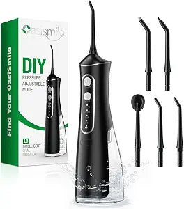 OasiSmile L8 Water Dental Flosser, DIY Strength for Braces & Sensitive Gums