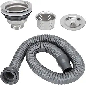 Bathroom Sink Drain Kit, Sink Strainer Plug Drain Plug Kit Bathroom Sink